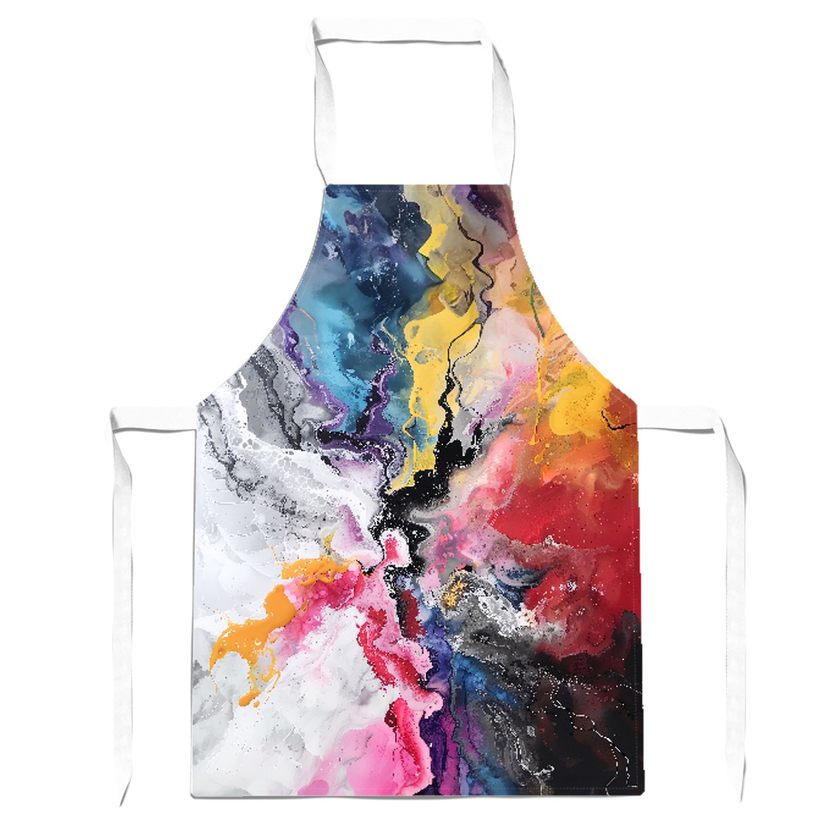 Explosive Colour Cascade Apron