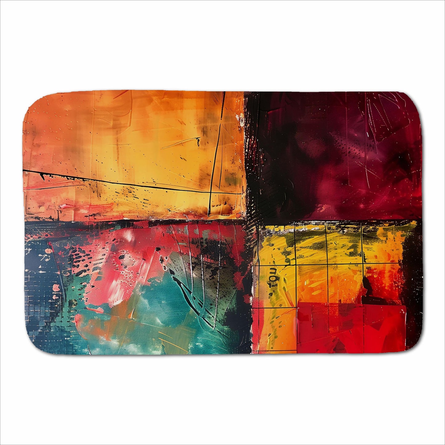 Quadrant Fusion: Colours In Conflict Sherpa Blanket