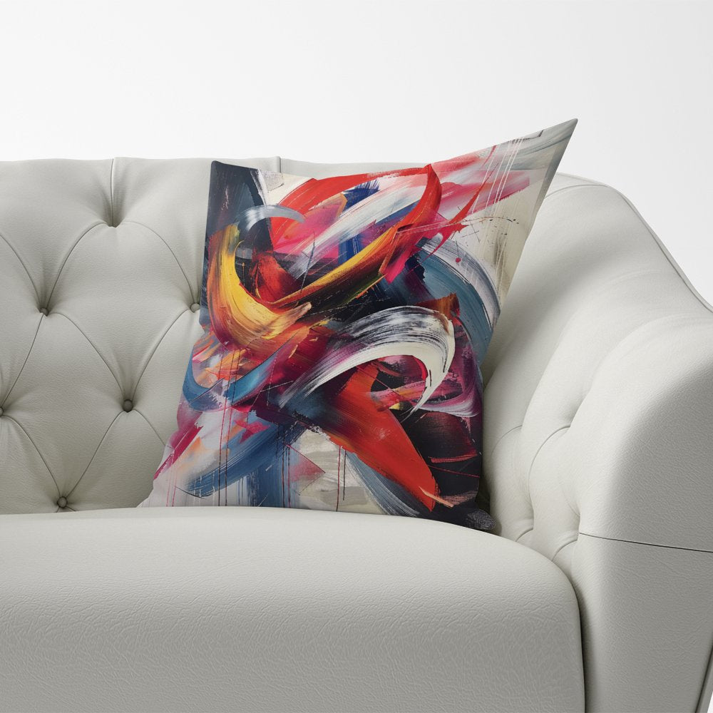 Swirling Symphony Of Colours Cushions