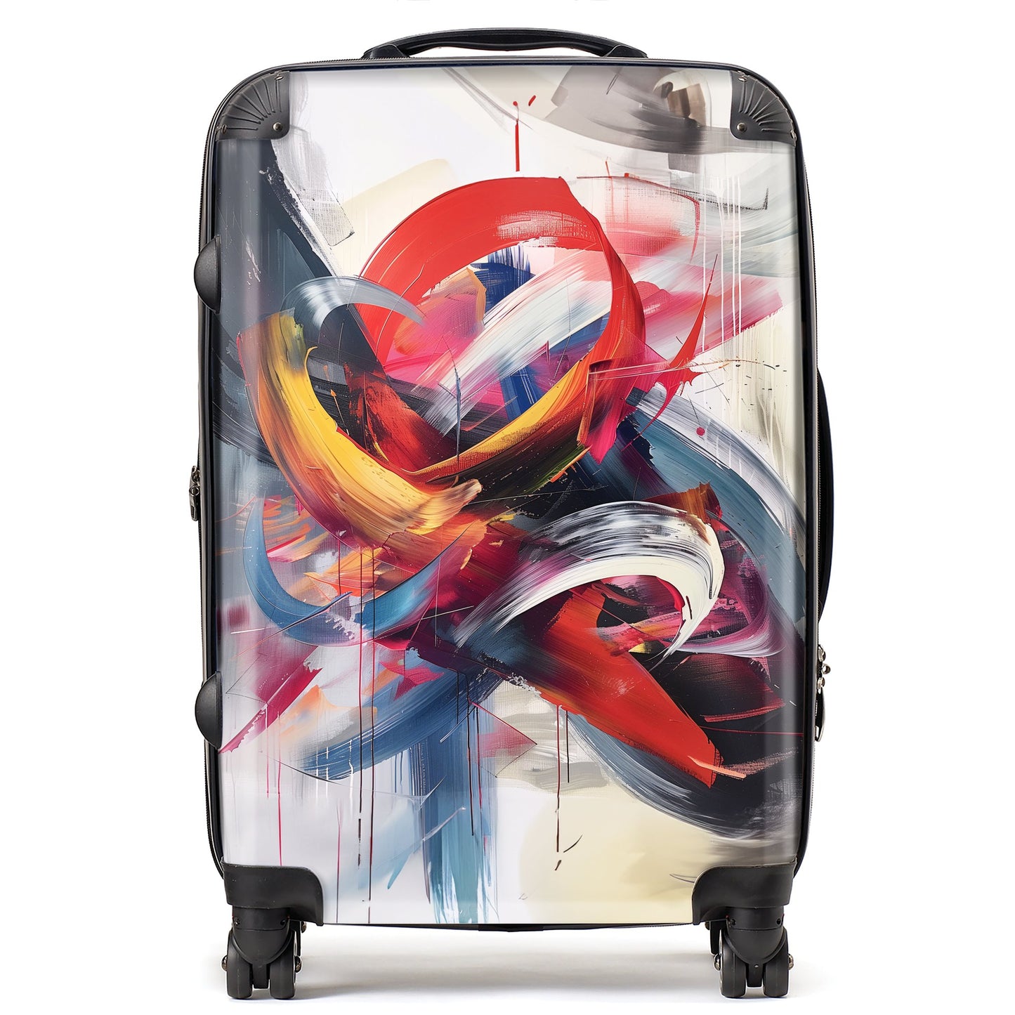 Swirling Symphony Of Colours Suitcase
