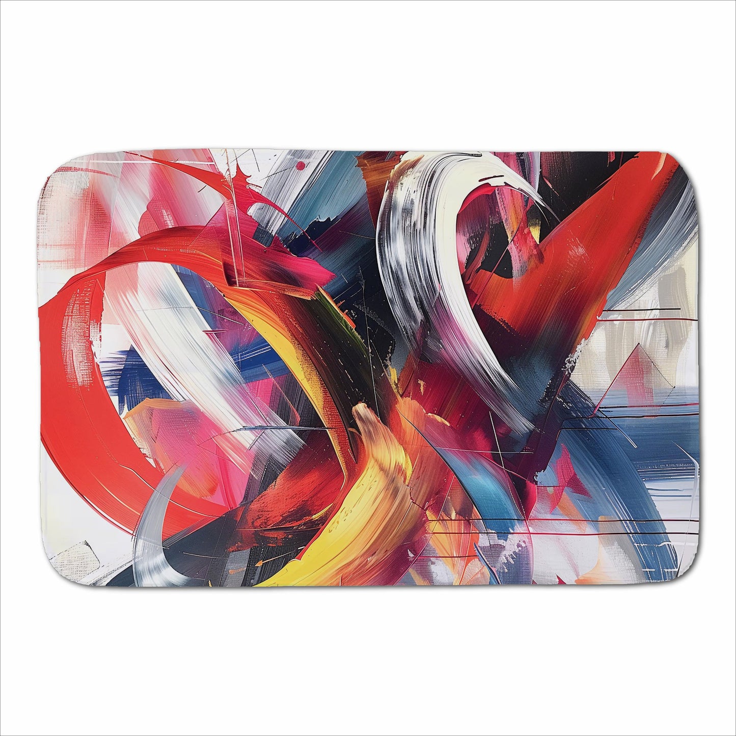 Swirling Symphony Of Colours Sherpa Blanket