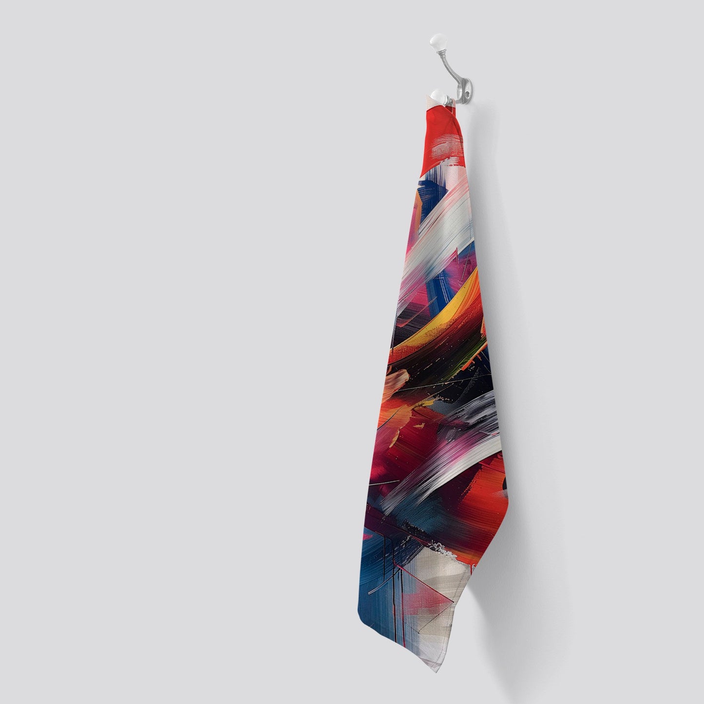Swirling Symphony Of Colours Tea Towel