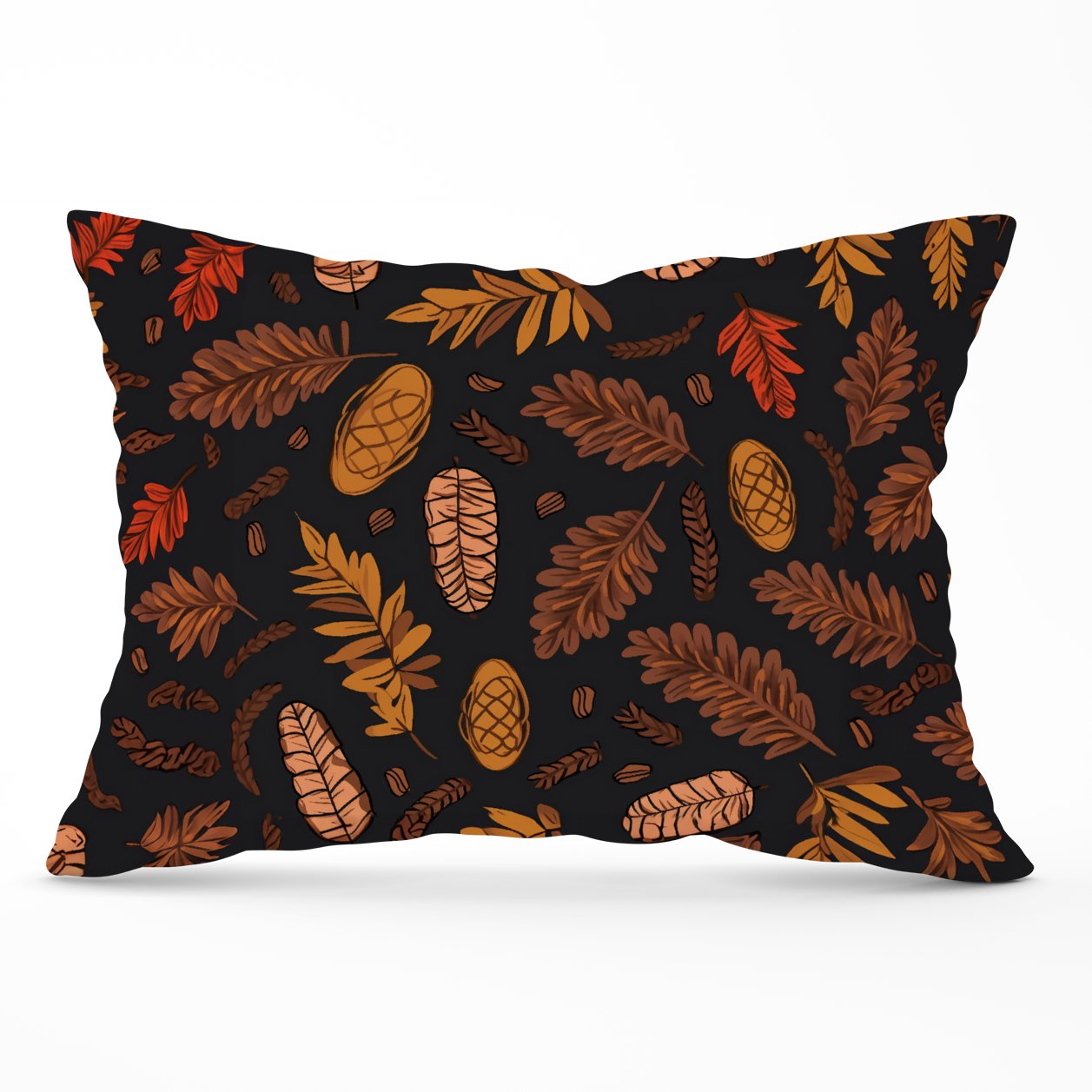 Autumn Leaves And Pinecones Cushions