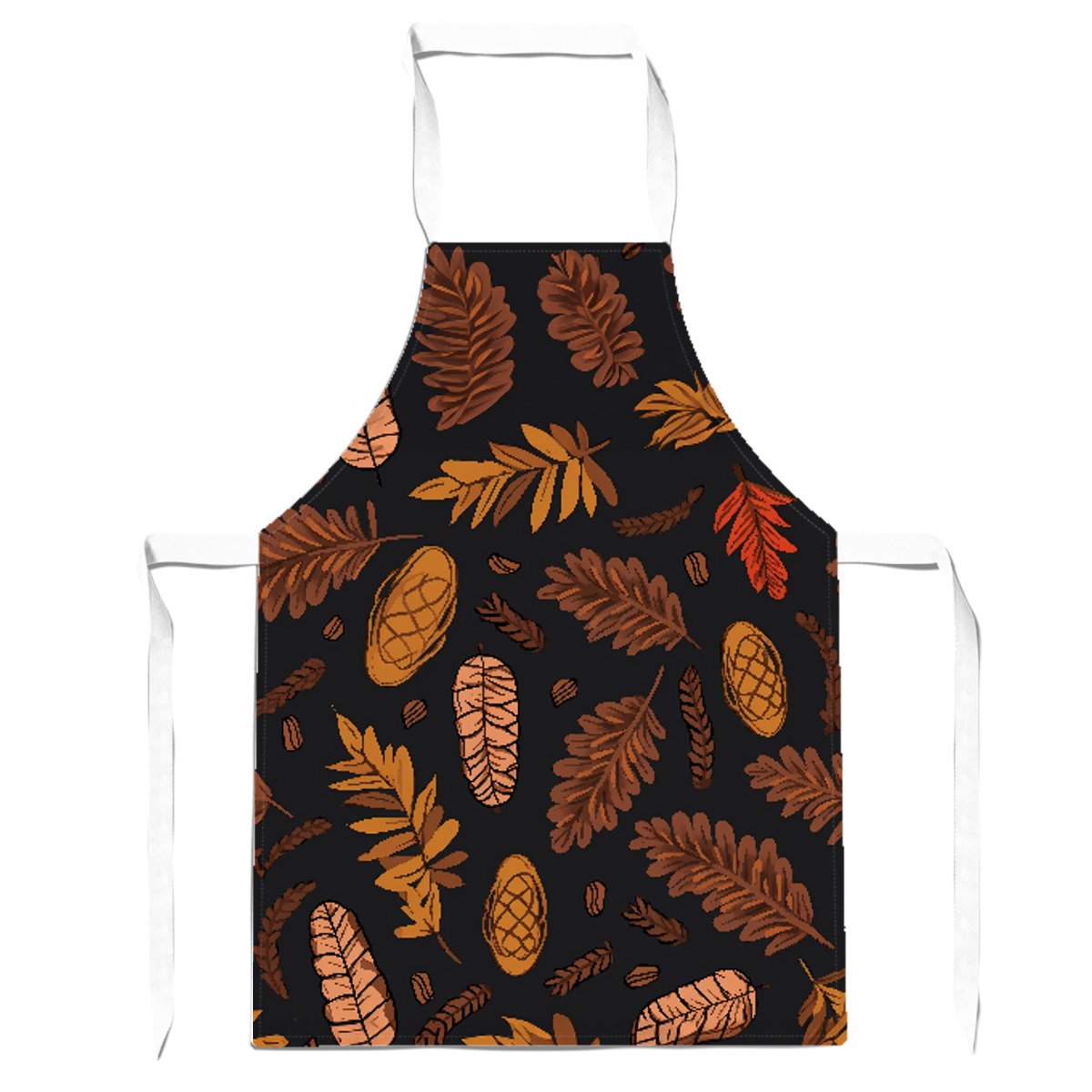 Autumn Leaves And Pinecones Apron