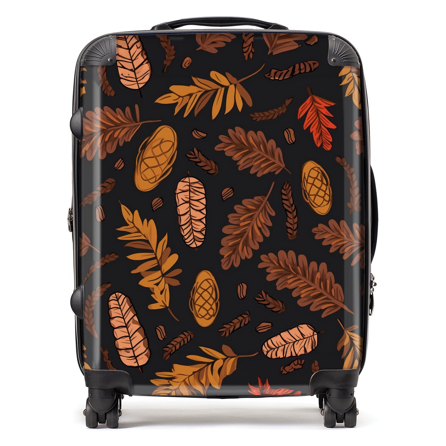 Autumn Leaves And Pinecones Suitcase