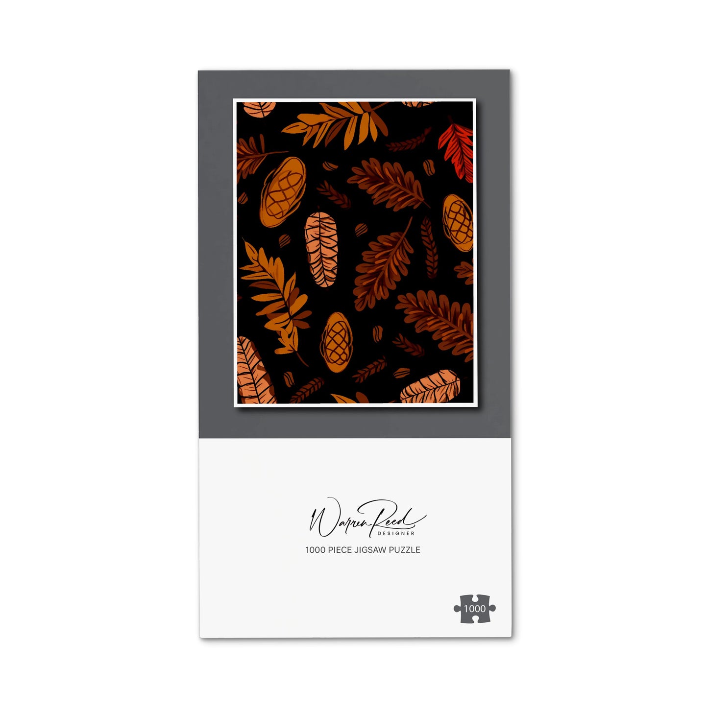 Autumn Leaves And Pinecones Jigsaw Puzzle