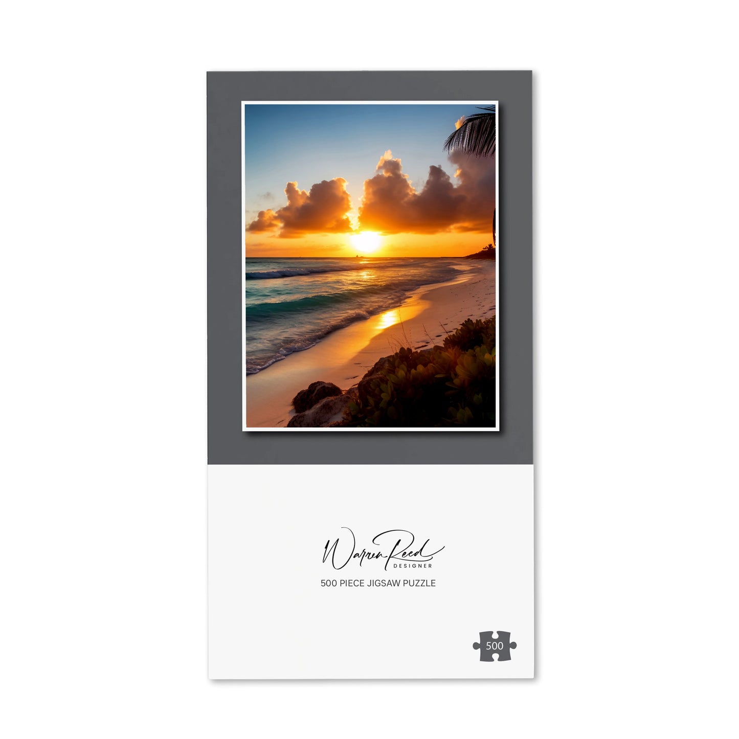 Sunrise On The Beach Jigsaw Puzzle