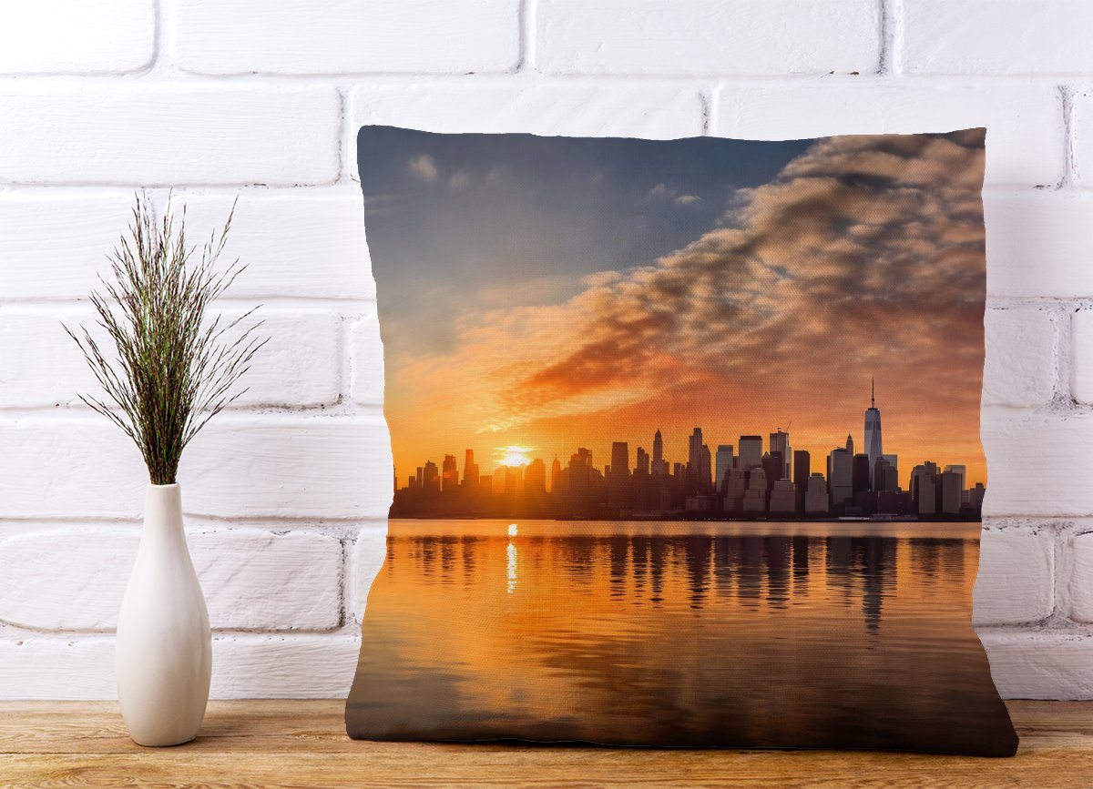 New York At Sunrise Cushions