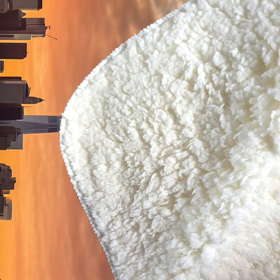 New York At Sunrise Sherpa Blanket