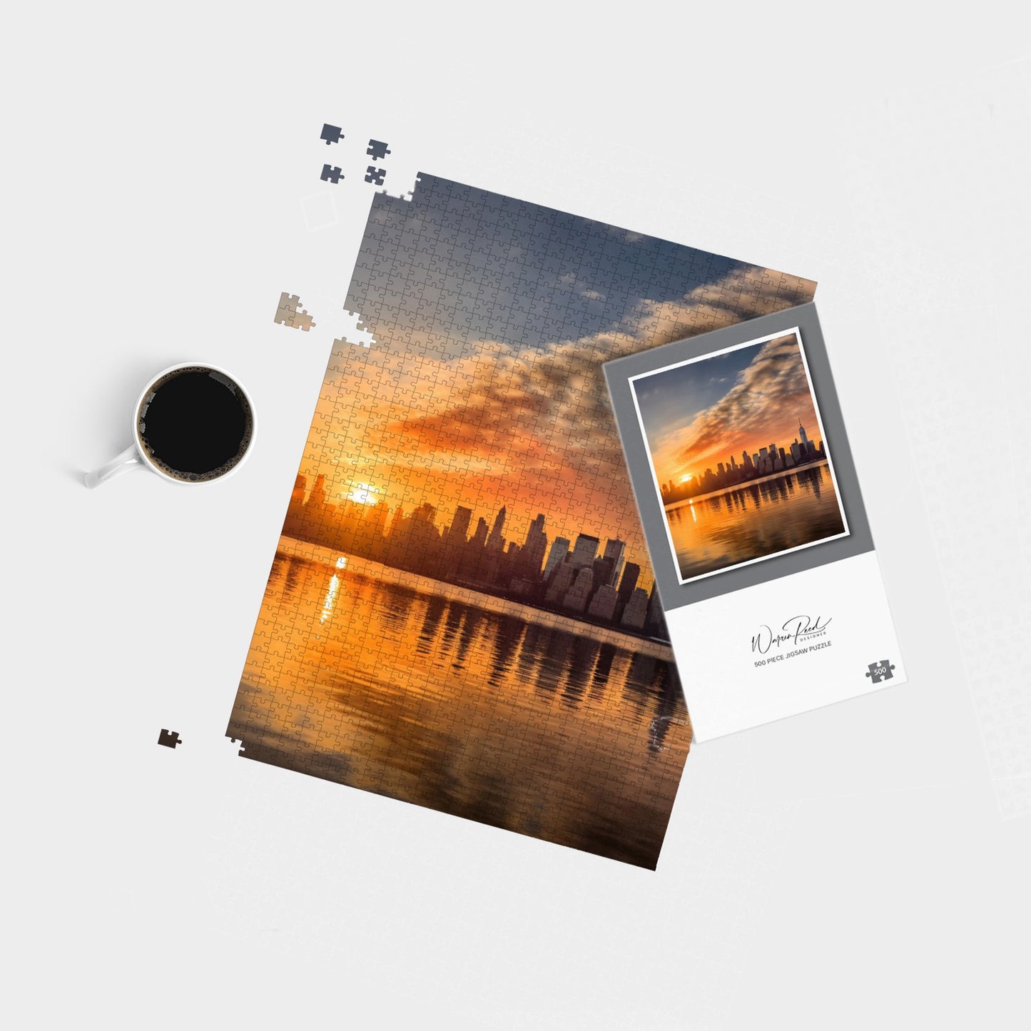 New York At Sunrise Jigsaw Puzzle