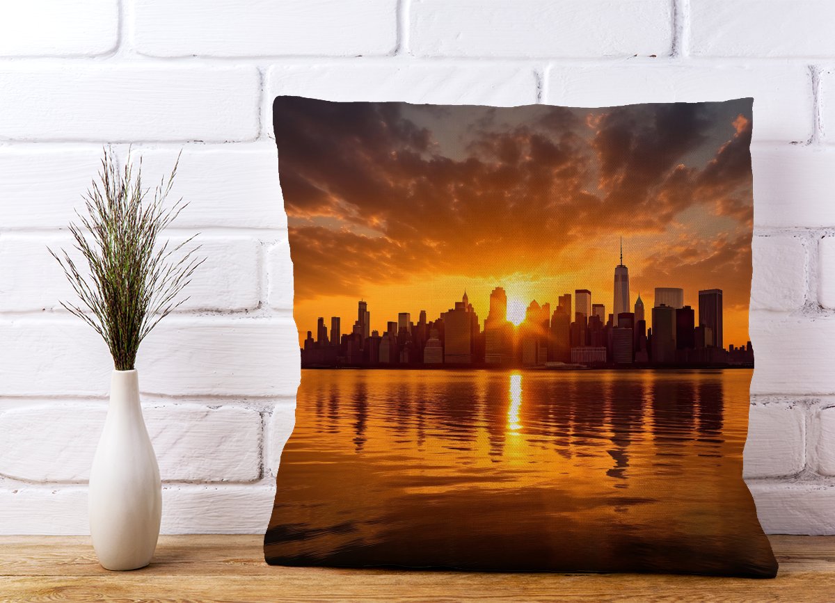 Sunrise In The City Cushions