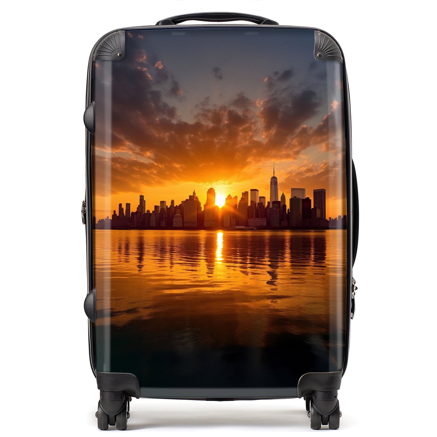 Sunrise In The City Suitcase