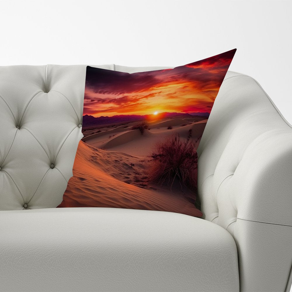 Sunset In The Desert Cushions