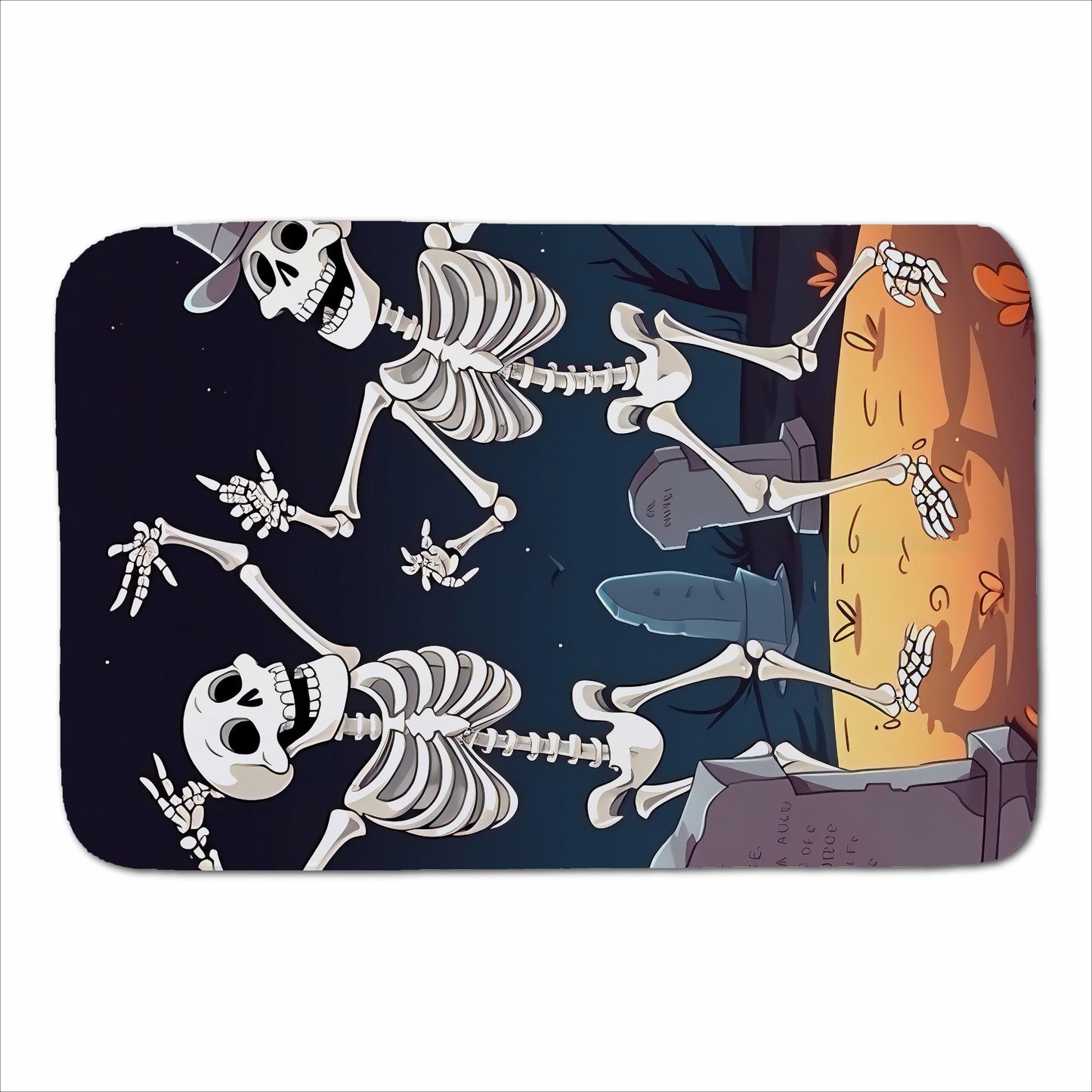 Skeletons Dancing Sherpa Blanket