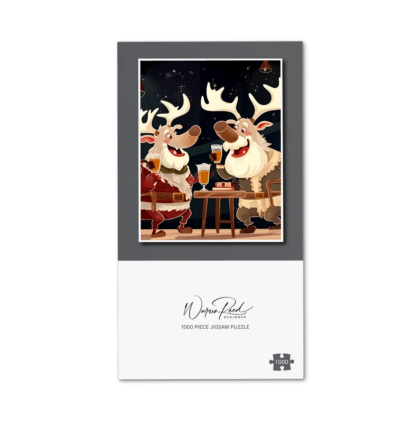 Reindeers Down The Pub Jigsaw Puzzle