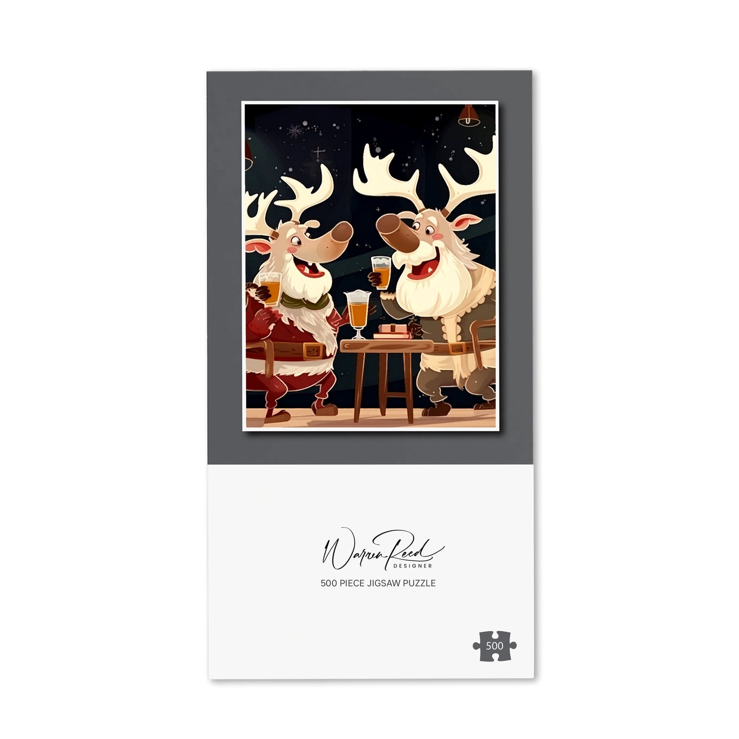Reindeers Down The Pub Jigsaw Puzzle