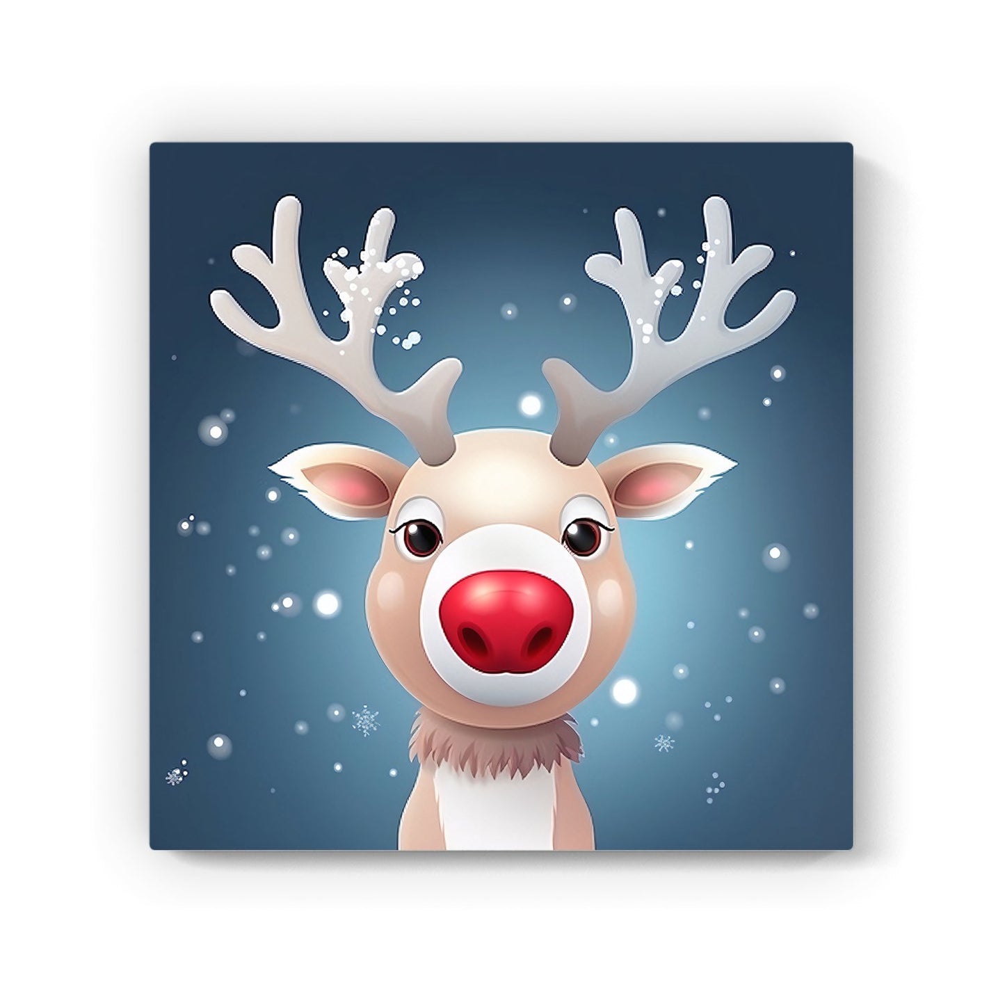 Rudolph With His Red Nose Canvas