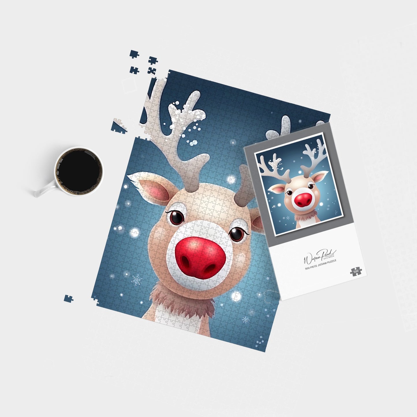 Rudolph With His Red Nose Jigsaw Puzzle
