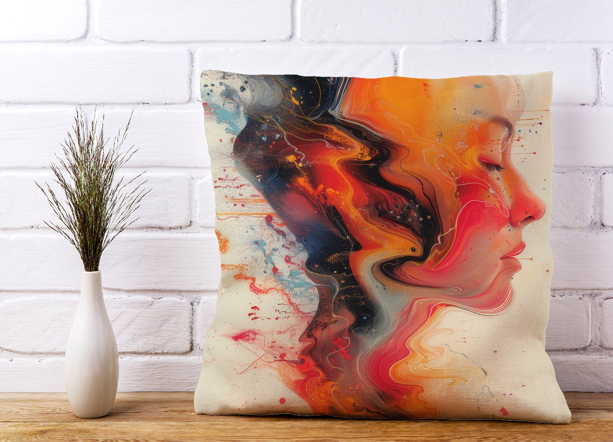 Geometric Vibrance Cushions