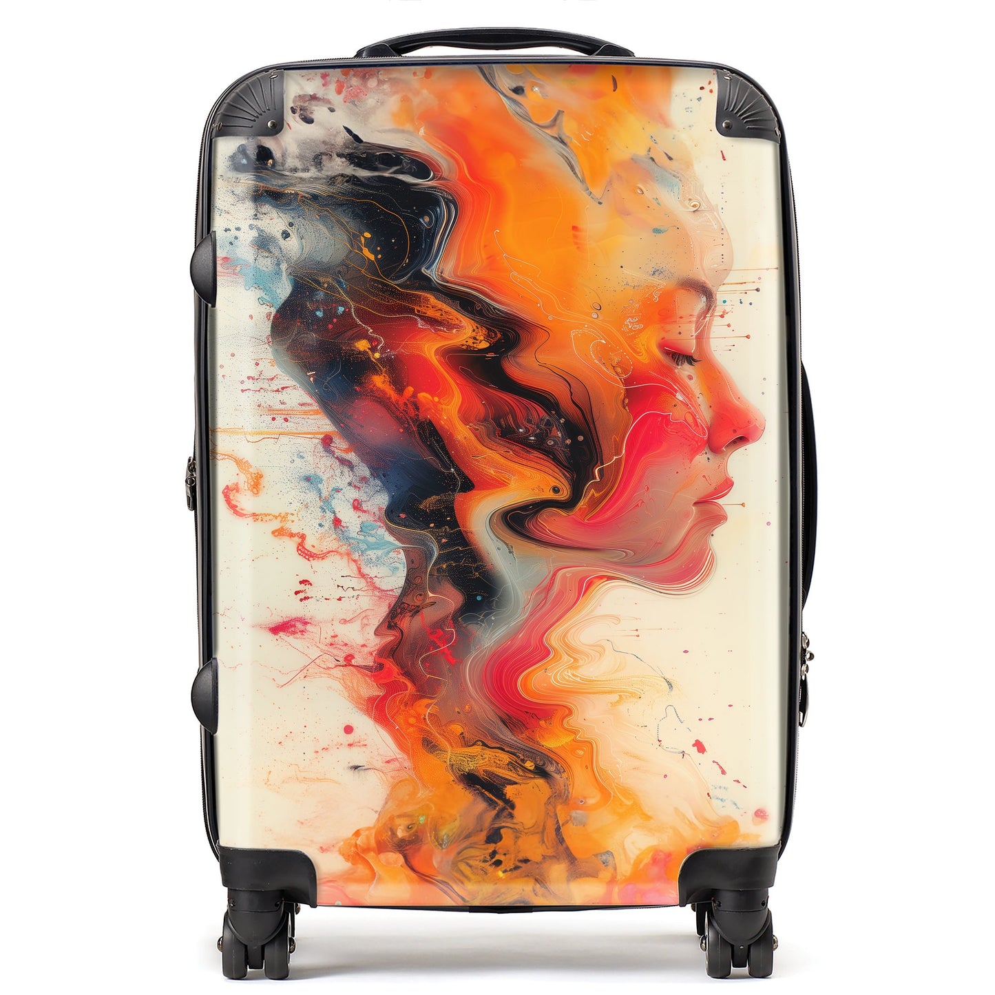 Geometric Vibrance Suitcase