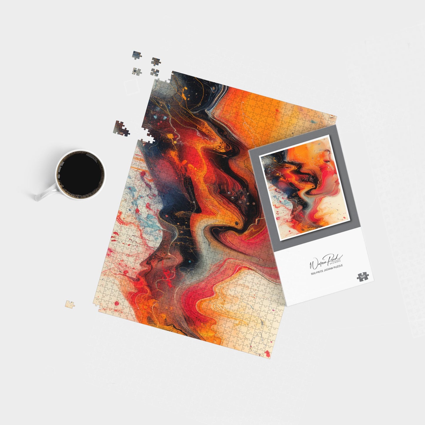 Geometric Vibrance Jigsaw Puzzle
