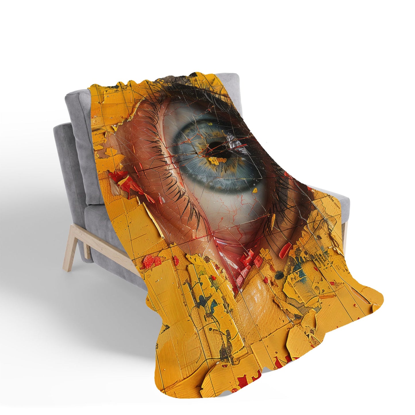 Ethereal Gaze Sherpa Blanket