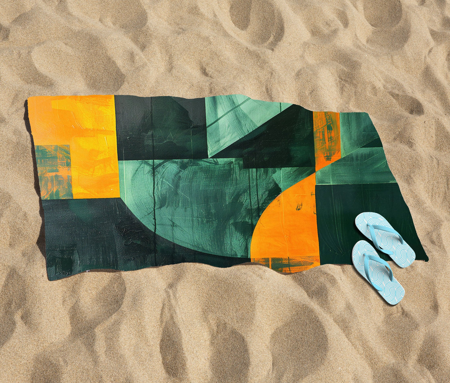 Shattered Eye Beach Towel