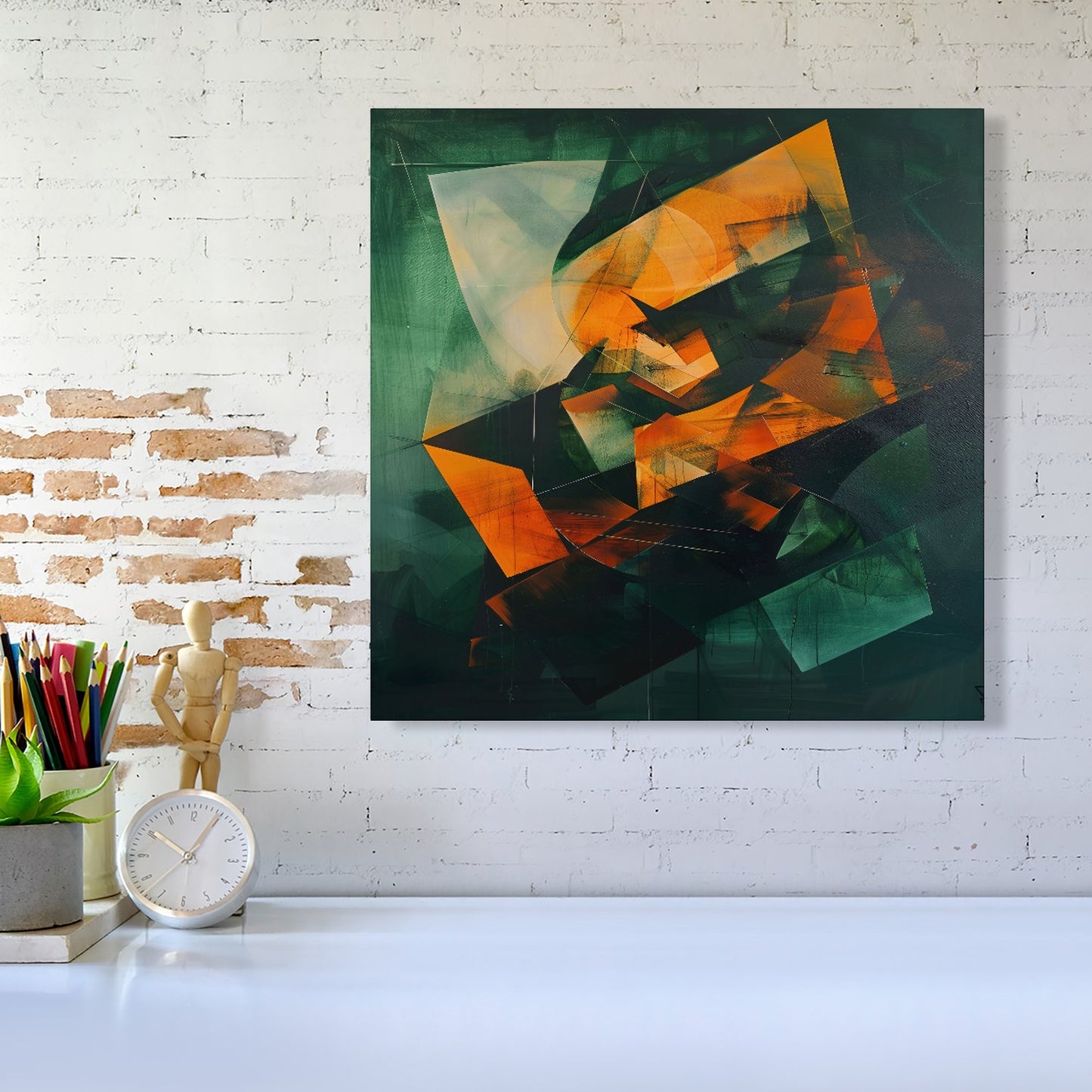 Sharp Triangles Canvas