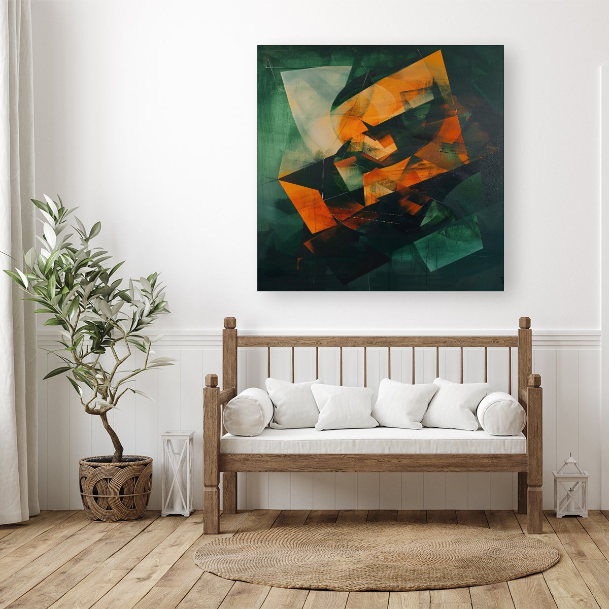 Sharp Triangles Canvas
