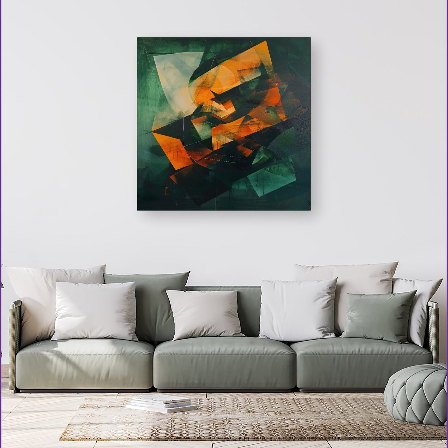 Sharp Triangles Canvas