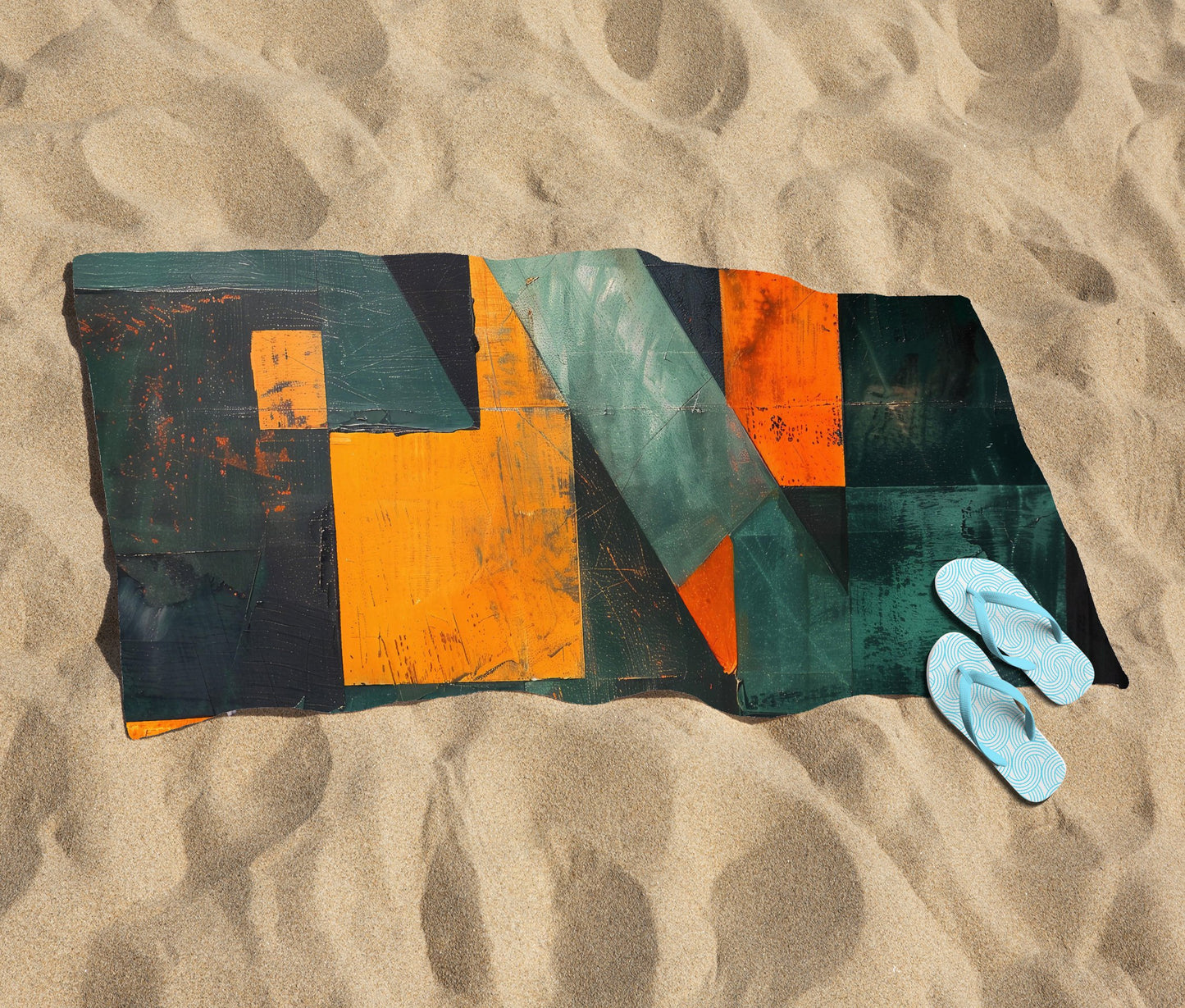 Dynamic Angles Beach Towel