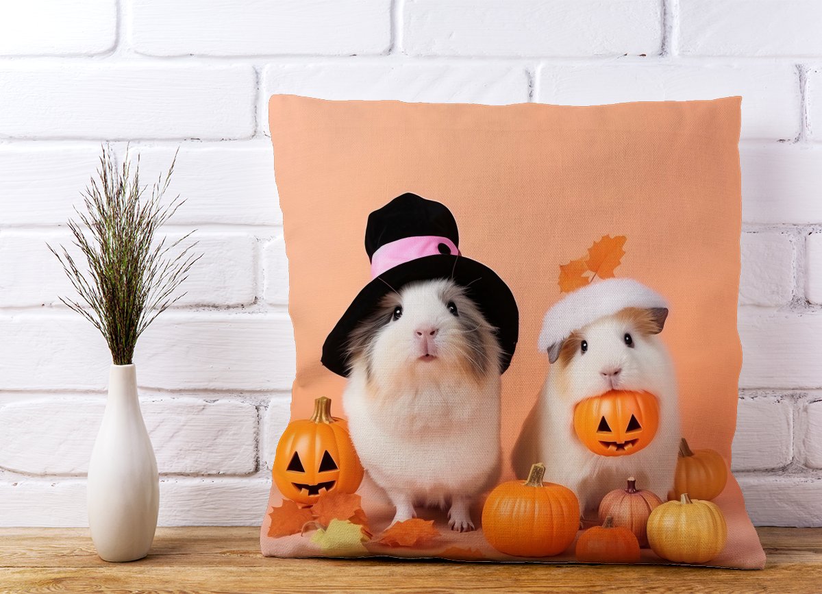 Trick Or Treating Guinea Pigs Cushions