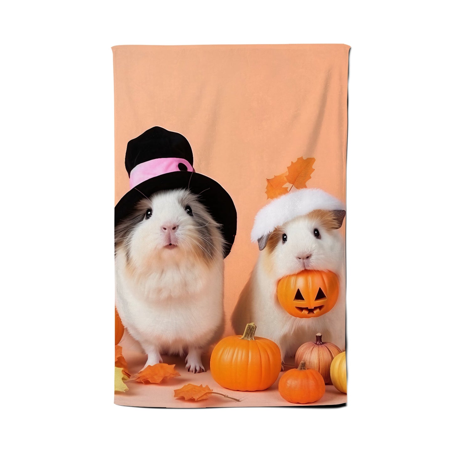 Trick Or Treating Guinea Pigs Tea Towel