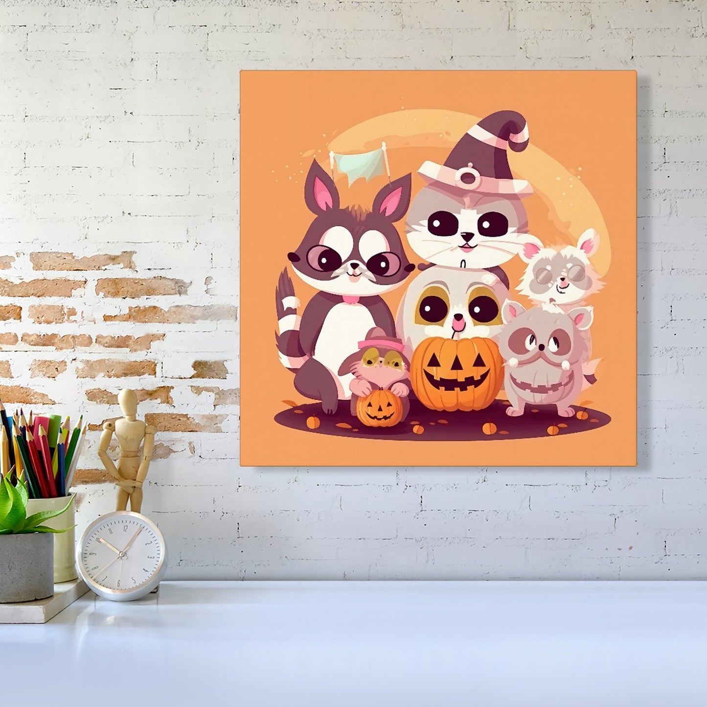 Pets Trick Or Treat Canvas