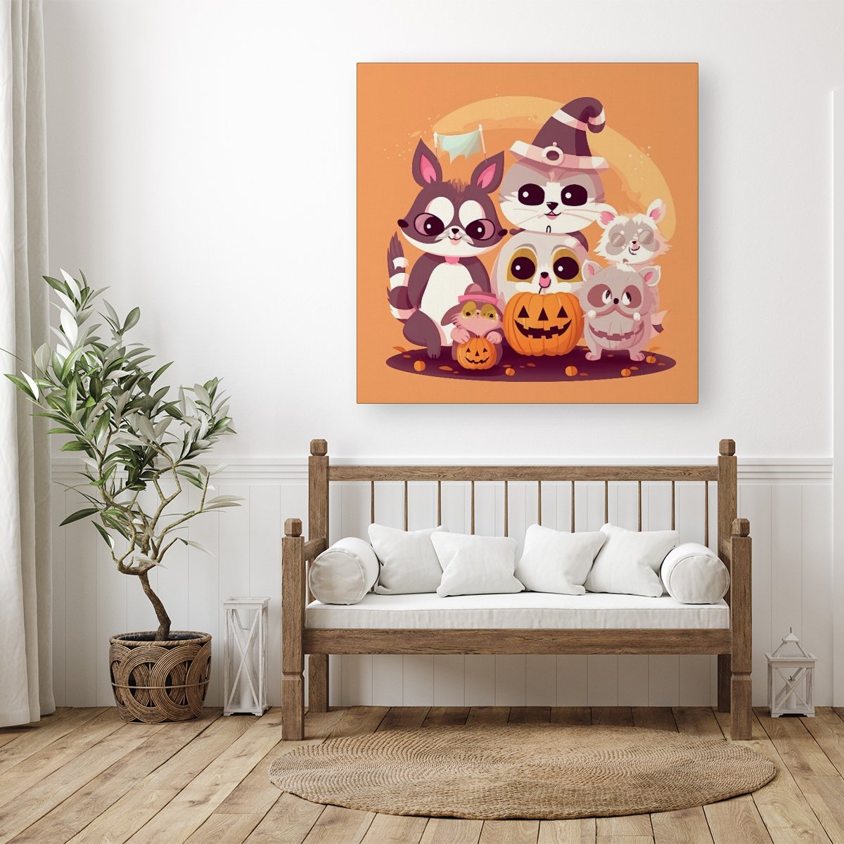 Pets Trick Or Treat Canvas