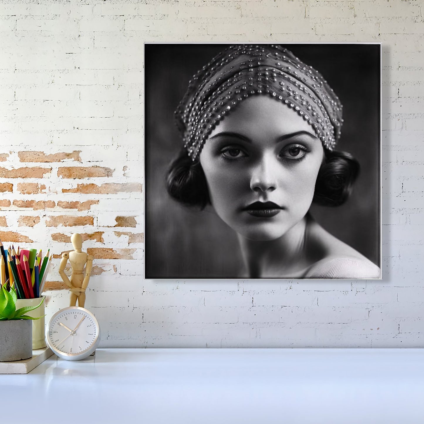 Edwardian Ballerina Portrait Canvas