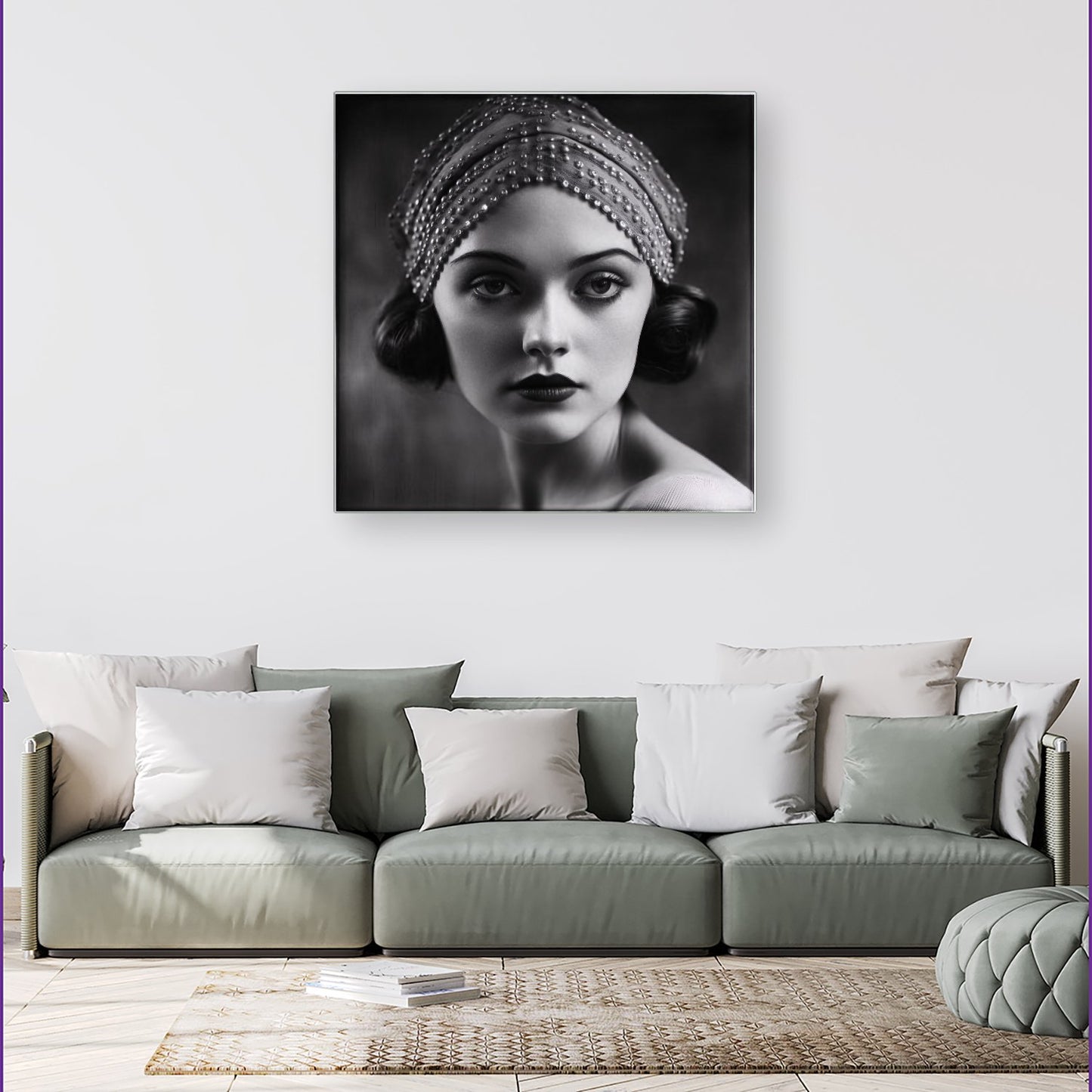 Edwardian Ballerina Portrait Canvas