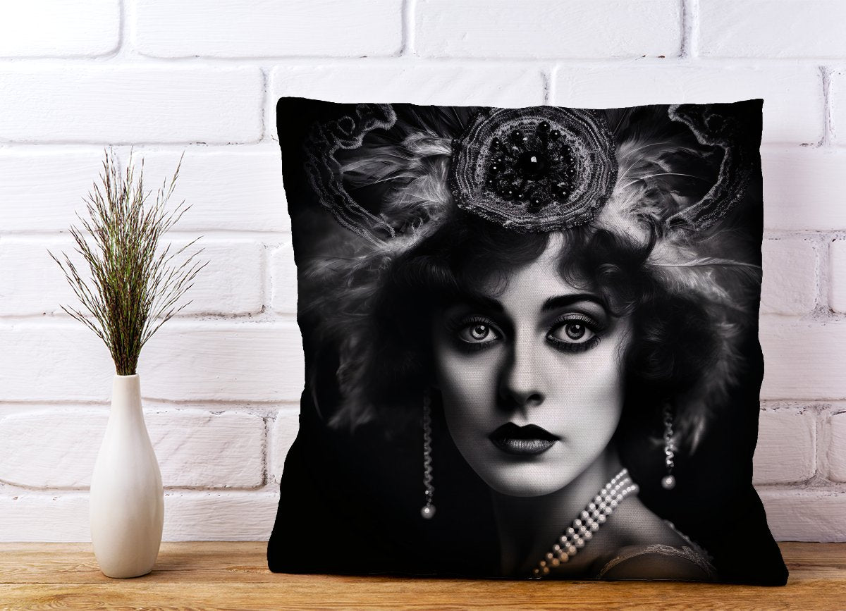 Edwardian Showgirl Splashart Cushions