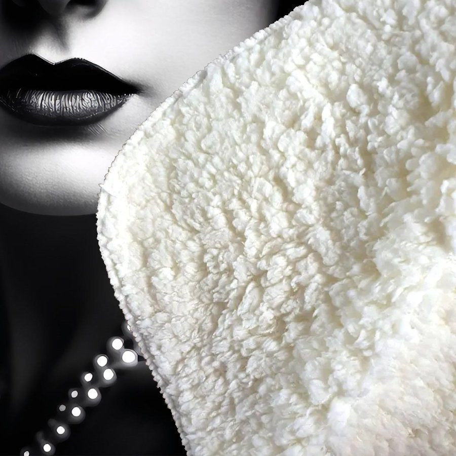 Edwardian Showgirl Splashart Sherpa Blanket