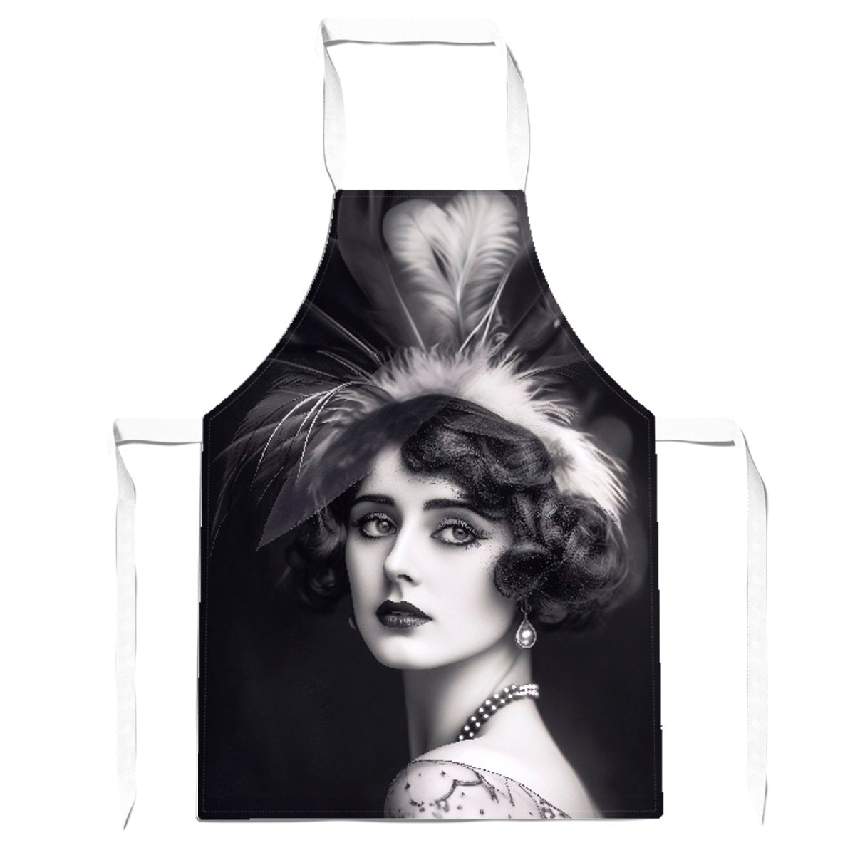 Glamorous Edwardian Showgirl Apron