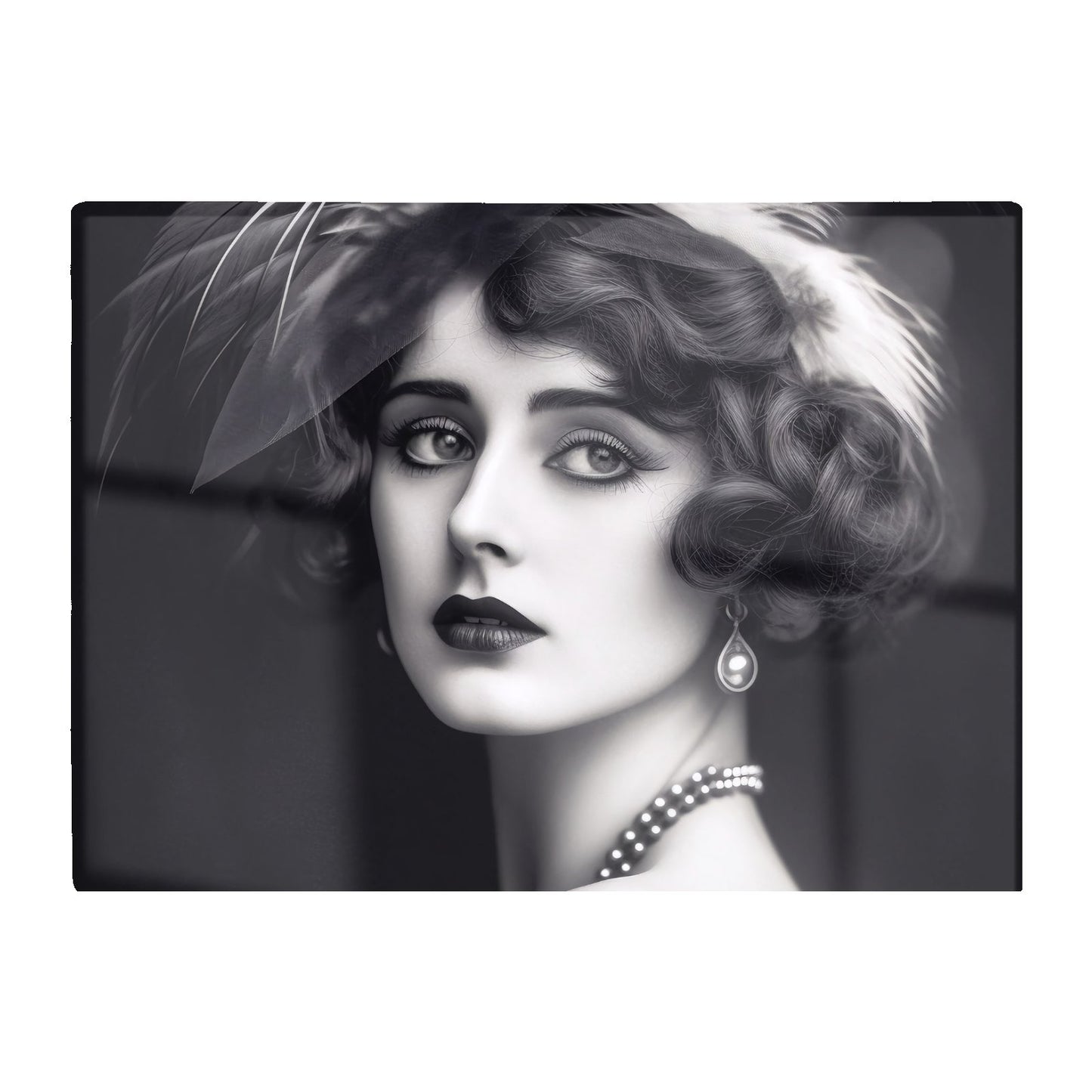 Glamorous Edwardian Showgirl Chopping Board