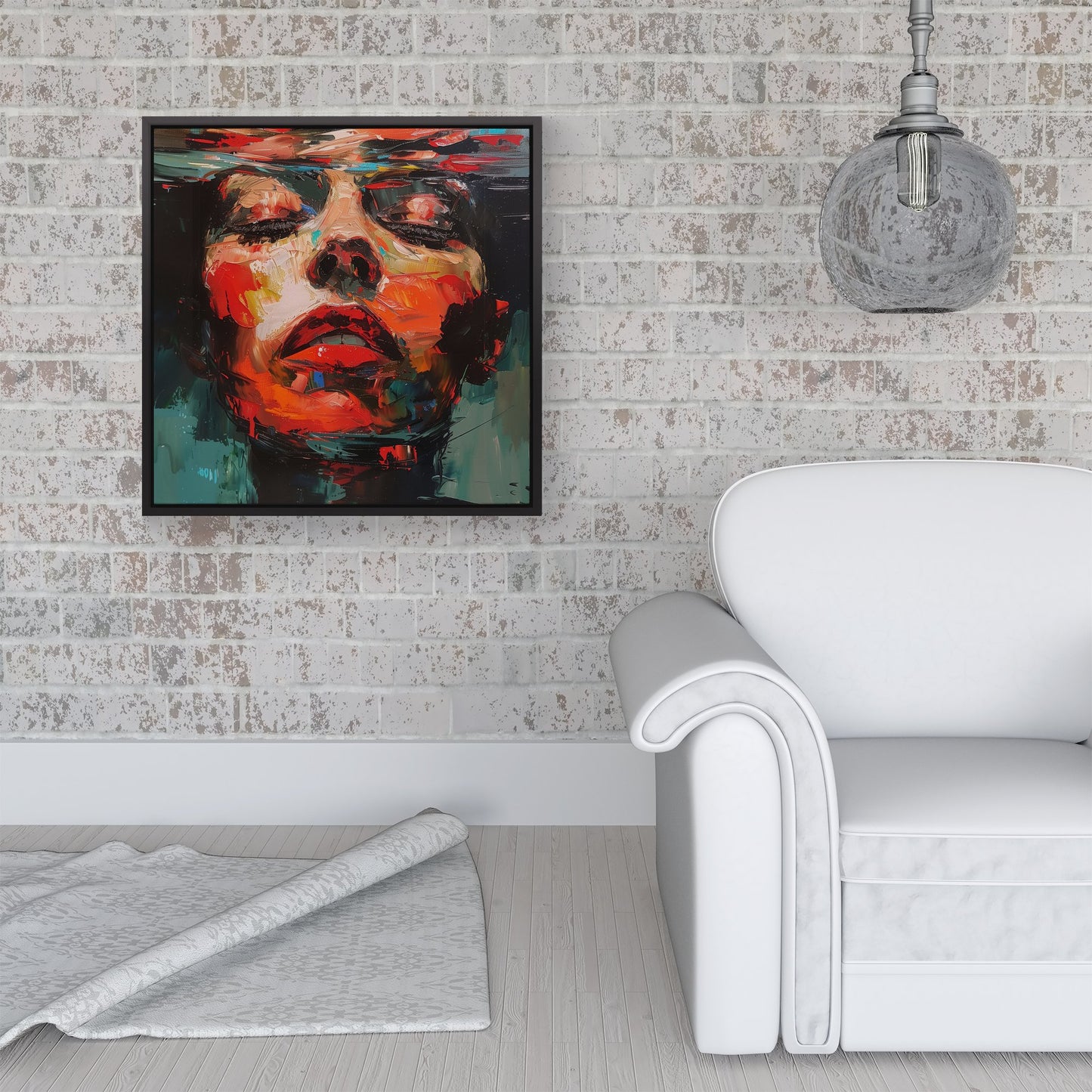 Tranquil Immersion Framed Canvas