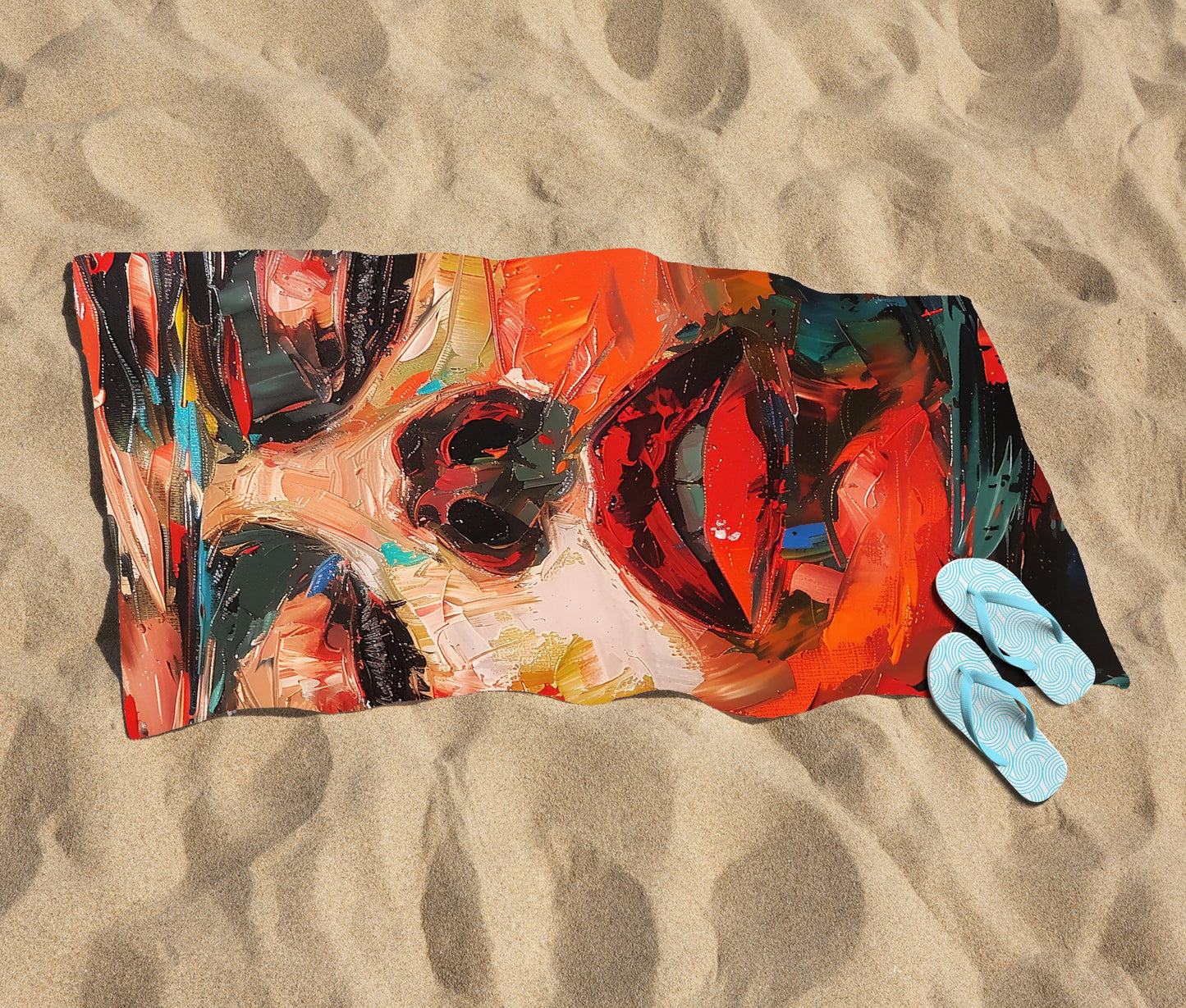 Tranquil Immersion Beach Towel
