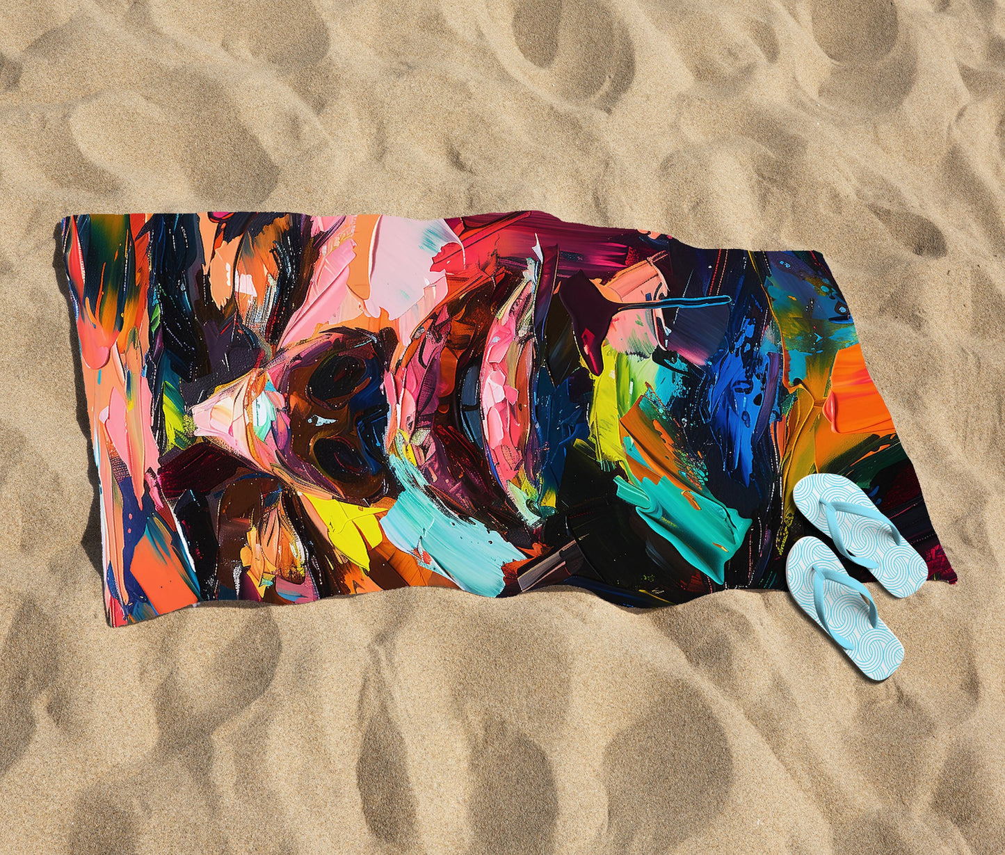 Radiant Reflection Beach Towel