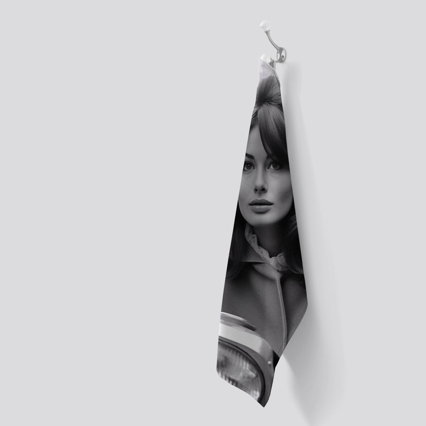 1960 Out On The Bike Tea Towel