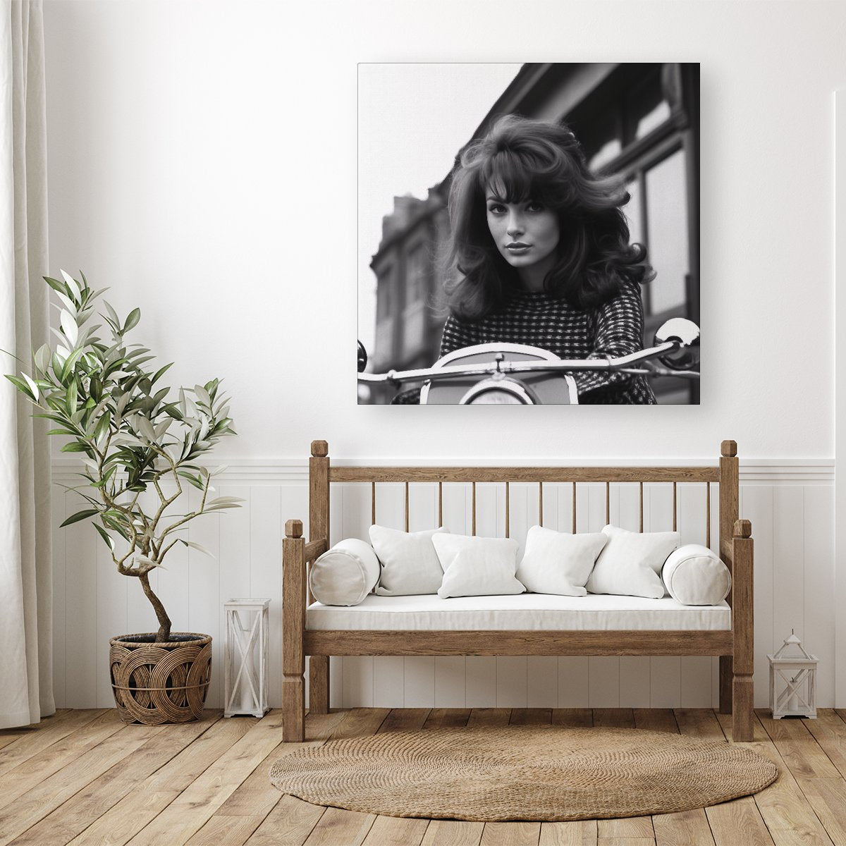 1960 Riding Out Canvas