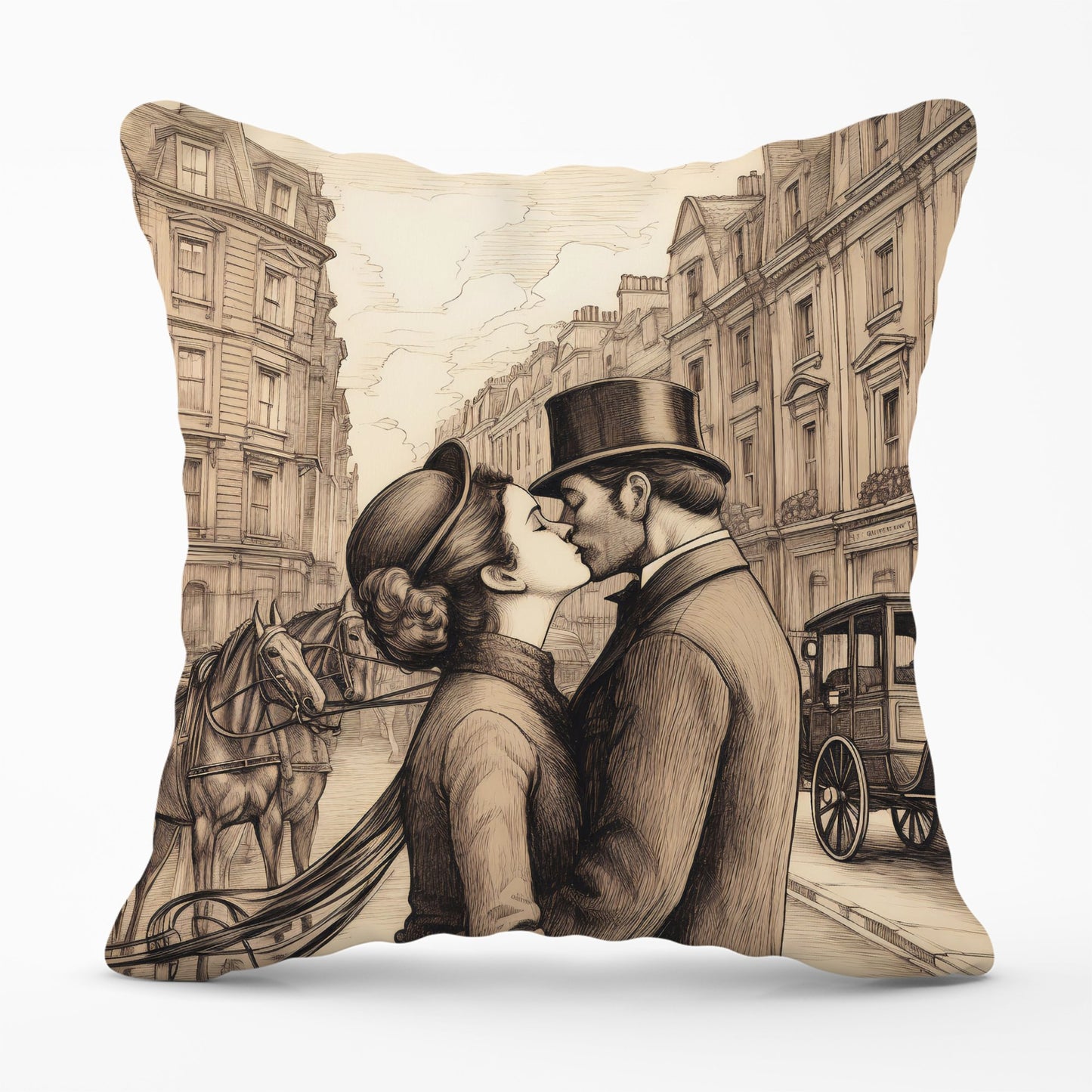 Sharing A Kiss Cushions