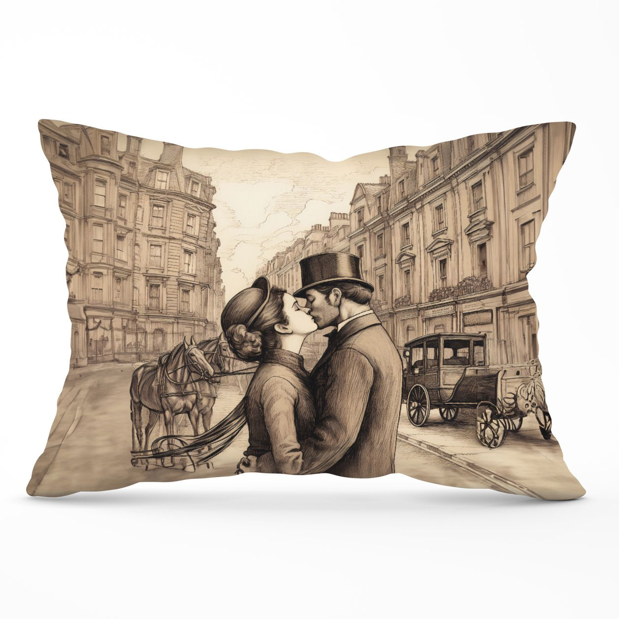 Sharing A Kiss Cushions