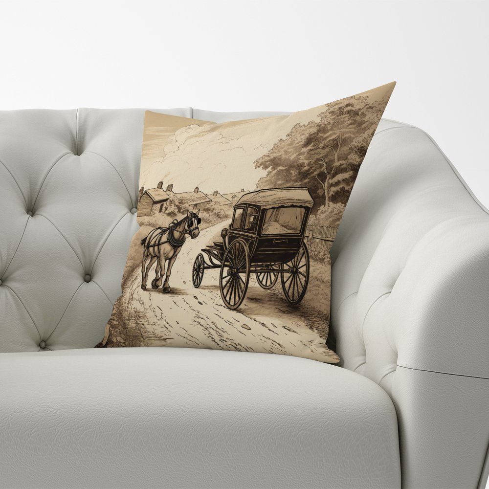 A Horse And His Cart Cushions