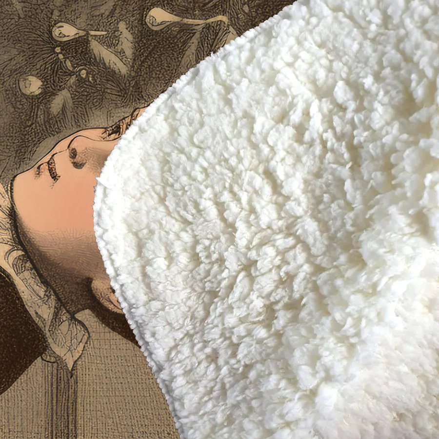 Christmas Candles Sherpa Blanket